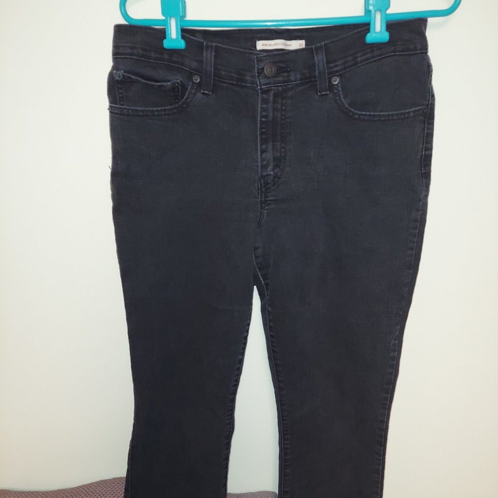 Levis 414 Relaxed Straight Size 30 Black Jeans